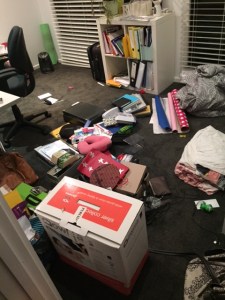 Here's my half done clean up...not exactly where I wanted to be??